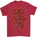 This Is What Awesome Looks Like Funny Mens T-Shirt Cotton Gildan Red