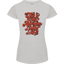 This Is What Awesome Looks Like Funny Womens Petite Cut T-Shirt Sports Grey