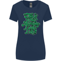 This Is What Awesome Looks Like Funny Womens Wider Cut T-Shirt Navy Blue