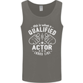 This Is What a Qualified Actor Looks Like Mens Vest Tank Top Charcoal