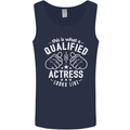 This Is What a Qualified Actress Looks Like Mens Vest Tank Top Navy Blue