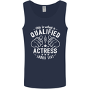 This Is What a Qualified Actress Looks Like Mens Vest Tank Top Navy Blue