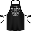 This Is What a Qualified Architect Looks Like Cotton Apron 100% Organic Black