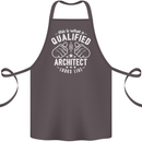 This Is What a Qualified Architect Looks Like Cotton Apron 100% Organic Dark Grey
