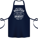 This Is What a Qualified Architect Looks Like Cotton Apron 100% Organic Navy Blue