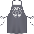This Is What a Qualified Architect Looks Like Cotton Apron 100% Organic Steel