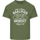 This Is What a Qualified Architect Looks Like Mens Cotton T-Shirt Tee Top Military Green