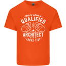 This Is What a Qualified Architect Looks Like Mens Cotton T-Shirt Tee Top Orange