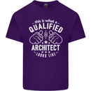 This Is What a Qualified Architect Looks Like Mens Cotton T-Shirt Tee Top Purple