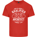 This Is What a Qualified Architect Looks Like Mens Cotton T-Shirt Tee Top Red