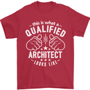 This Is What a Qualified Architect Looks Like Mens T-Shirt Cotton Gildan Red