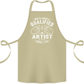 This Is What a Qualified Artist Looks Like Cotton Apron 100% Organic Khaki