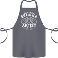 This Is What a Qualified Artist Looks Like Cotton Apron 100% Organic Steel