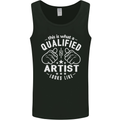 This Is What a Qualified Artist Looks Like Mens Vest Tank Top Black