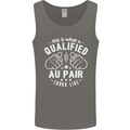 This Is What a Qualified Au Pair Looks Like Mens Vest Tank Top Charcoal