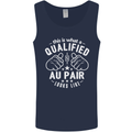 This Is What a Qualified Au Pair Looks Like Mens Vest Tank Top Navy Blue