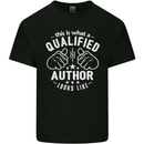 This Is What a Qualified Author Looks Like Mens Cotton T-Shirt Tee Top Black