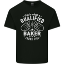 This Is What a Qualified Baker Looks Like Mens Cotton T-Shirt Tee Top Black