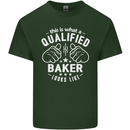 This Is What a Qualified Baker Looks Like Mens Cotton T-Shirt Tee Top Forest Green