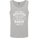 This Is What a Qualified Baker Looks Like Mens Vest Tank Top Sports Grey