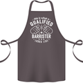 This Is What a Qualified Barrister Looks Like Cotton Apron 100% Organic Dark Grey