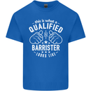 This Is What a Qualified Barrister Looks Like Mens Cotton T-Shirt Tee Top Royal Blue