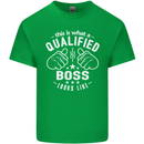 This Is What a Qualified Boss Looks Like Mens Cotton T-Shirt Tee Top Irish Green