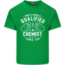 This Is What a Qualified Chemist Looks Like Mens Cotton T-Shirt Tee Top Irish Green