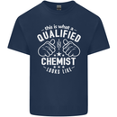This Is What a Qualified Chemist Looks Like Mens Cotton T-Shirt Tee Top Navy Blue