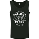 This Is What a Qualified Clerk Looks Like Mens Vest Tank Top Black
