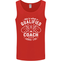This Is What a Qualified Coach Looks Like Mens Vest Tank Top Red