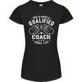 This Is What a Qualified Coach Looks Like Womens Petite Cut T-Shirt Black