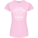 This Is What a Qualified Coach Looks Like Womens Petite Cut T-Shirt Light Pink