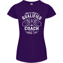 This Is What a Qualified Coach Looks Like Womens Petite Cut T-Shirt Purple