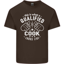 This Is What a Qualified Cook Looks Like Mens Cotton T-Shirt Tee Top Dark Chocolate