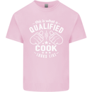 This Is What a Qualified Cook Looks Like Mens Cotton T-Shirt Tee Top Light Pink