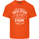 This Is What a Qualified Cook Looks Like Mens Cotton T-Shirt Tee Top Orange