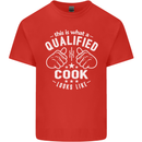 This Is What a Qualified Cook Looks Like Mens Cotton T-Shirt Tee Top Red