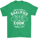 This Is What a Qualified Cook Looks Like Mens T-Shirt Cotton Gildan Irish Green