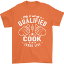 This Is What a Qualified Cook Looks Like Mens T-Shirt Cotton Gildan Orange