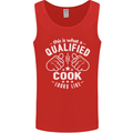 This Is What a Qualified Cook Looks Like Mens Vest Tank Top Red