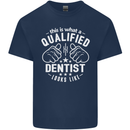 This Is What a Qualified Dentist Looks Like Mens Cotton T-Shirt Tee Top Navy Blue