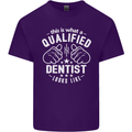This Is What a Qualified Dentist Looks Like Mens Cotton T-Shirt Tee Top Purple