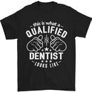 This Is What a Qualified Dentist Looks Like Mens T-Shirt Cotton Gildan Black