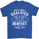 This Is What a Qualified Dentist Looks Like Mens T-Shirt Cotton Gildan Royal Blue