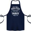 This Is What a Qualified Engineer Looks Like Cotton Apron 100% Organic Navy Blue