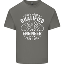 This Is What a Qualified Engineer Looks Like Mens Cotton T-Shirt Tee Top Charcoal