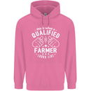 This Is What a Qualified Farmer Looks Like Mens 80% Cotton Hoodie Azelea