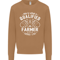 This Is What a Qualified Farmer Looks Like Mens Sweatshirt Jumper Caramel Latte