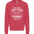 This Is What a Qualified Farmer Looks Like Mens Sweatshirt Jumper Heliconia